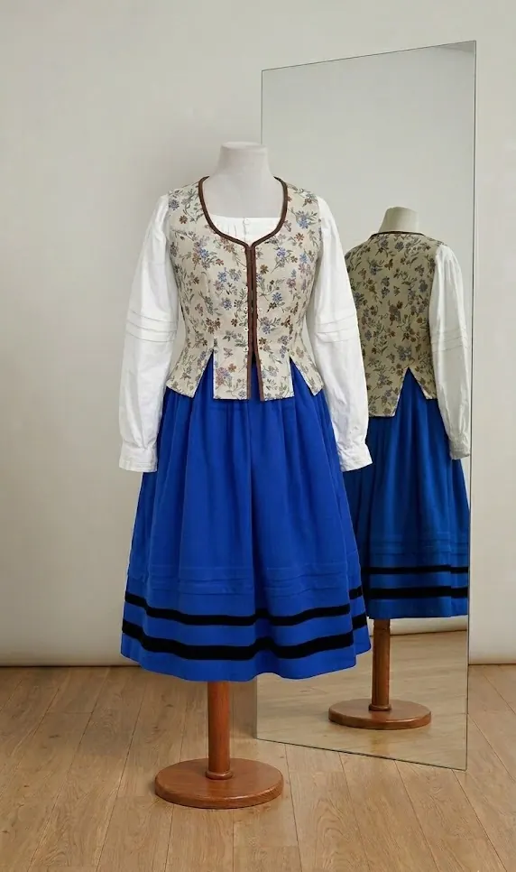 Traje tradicional asturiano confeccionado a medida
